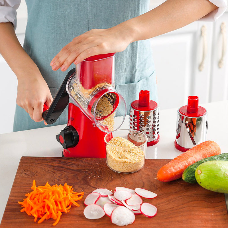 Multifunctional Manual High Capacity Adjustable Rotary Grater
