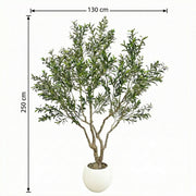 Artificial Faux Olive Tree with Pot (250CM)