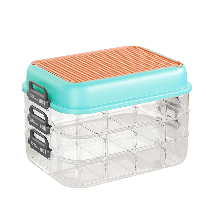 Multi Stackable 3 Layer Block Organizer