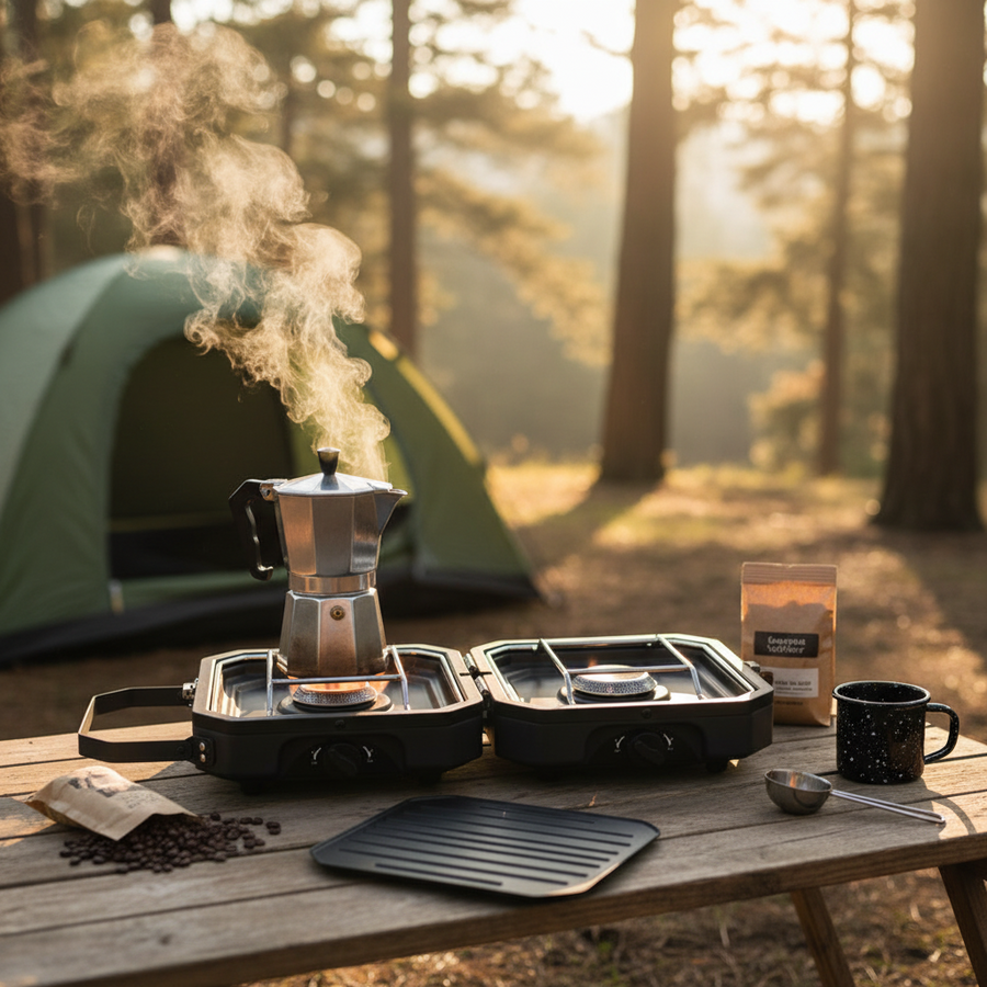 DeadTree Adjustable 2-Burner Portable Stove