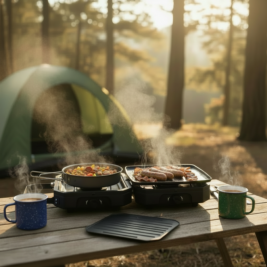 DeadTree Adjustable 2-Burner Portable Stove