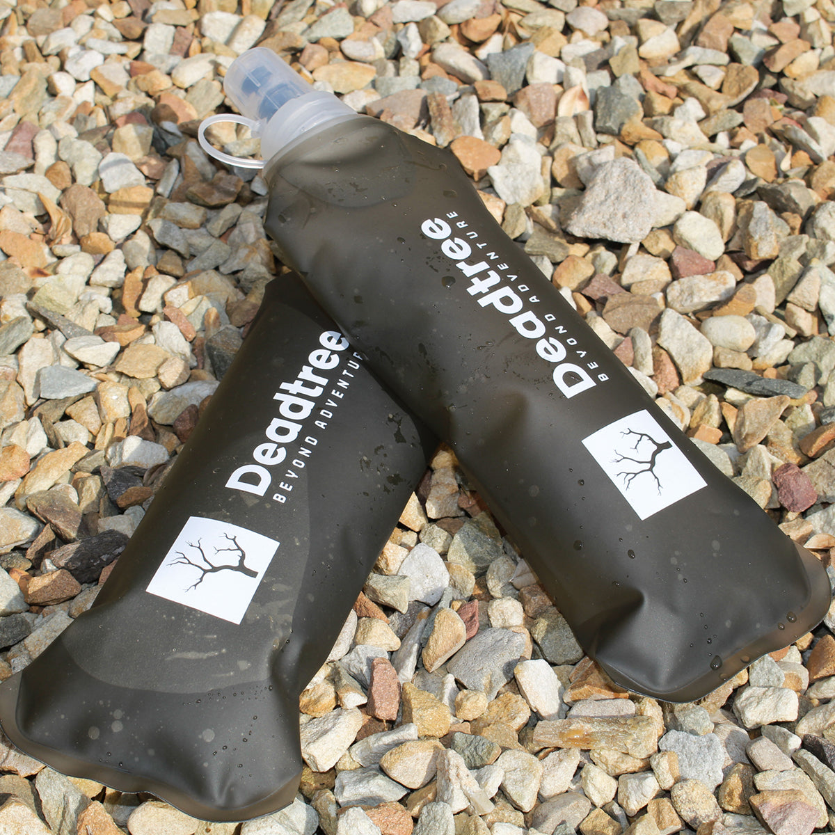 Deadtree Foldable Soft Flask Bottle 500ml (2 Pack)