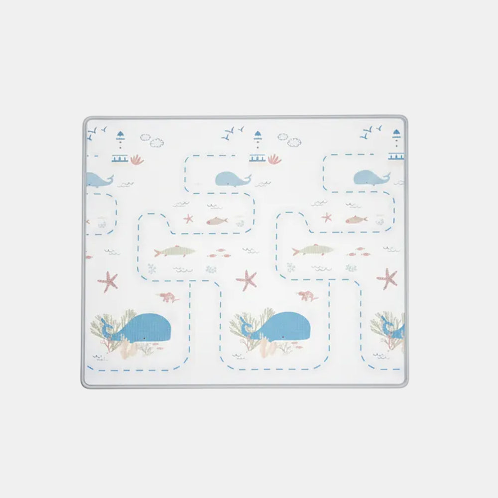 BEANO WHALE TALE AND MOUSE KIDS DUAL SIDED PLAY MAT
