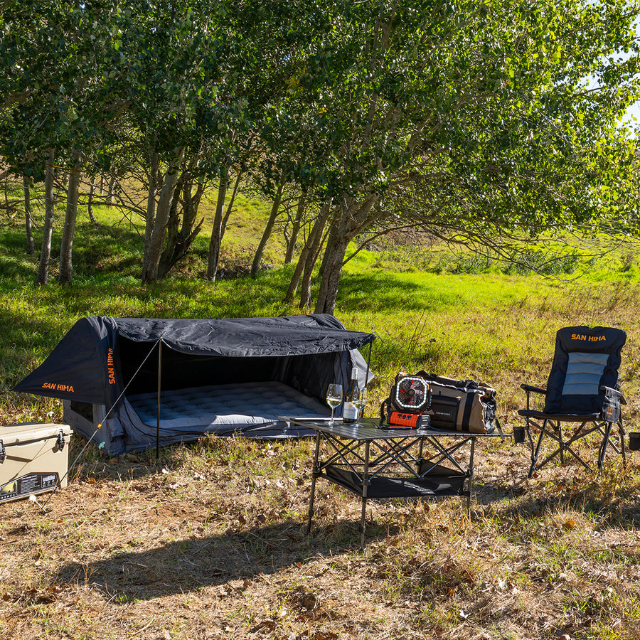 SAN HIMA INFLATABLE 2 MAN TENT AND MATTRESS