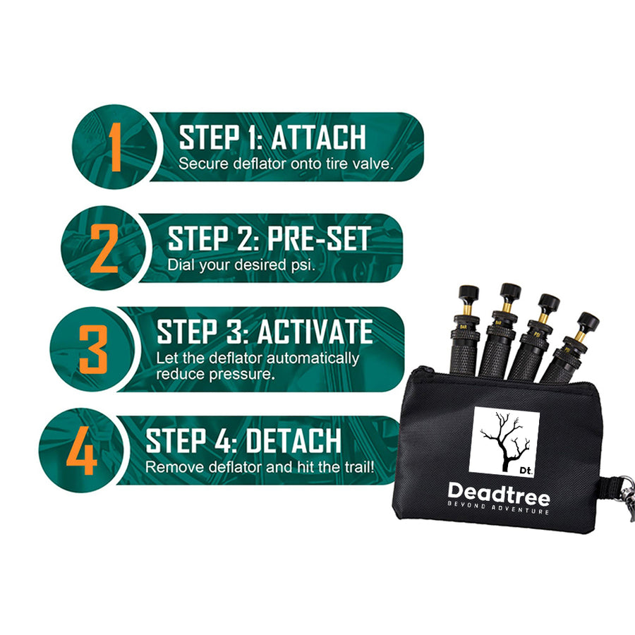 Deadtree Adjustable Tyre Deflator Kit