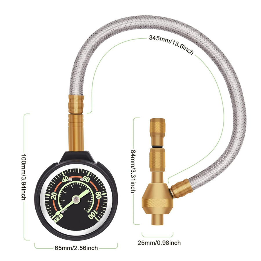Deadtree Analogue Tyre Deflator Gauge