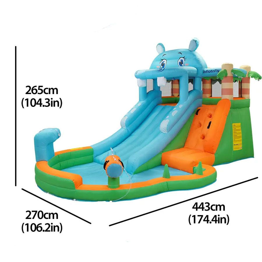 THE HIPPO WATER SLIDE CASTLE (DD-73049)