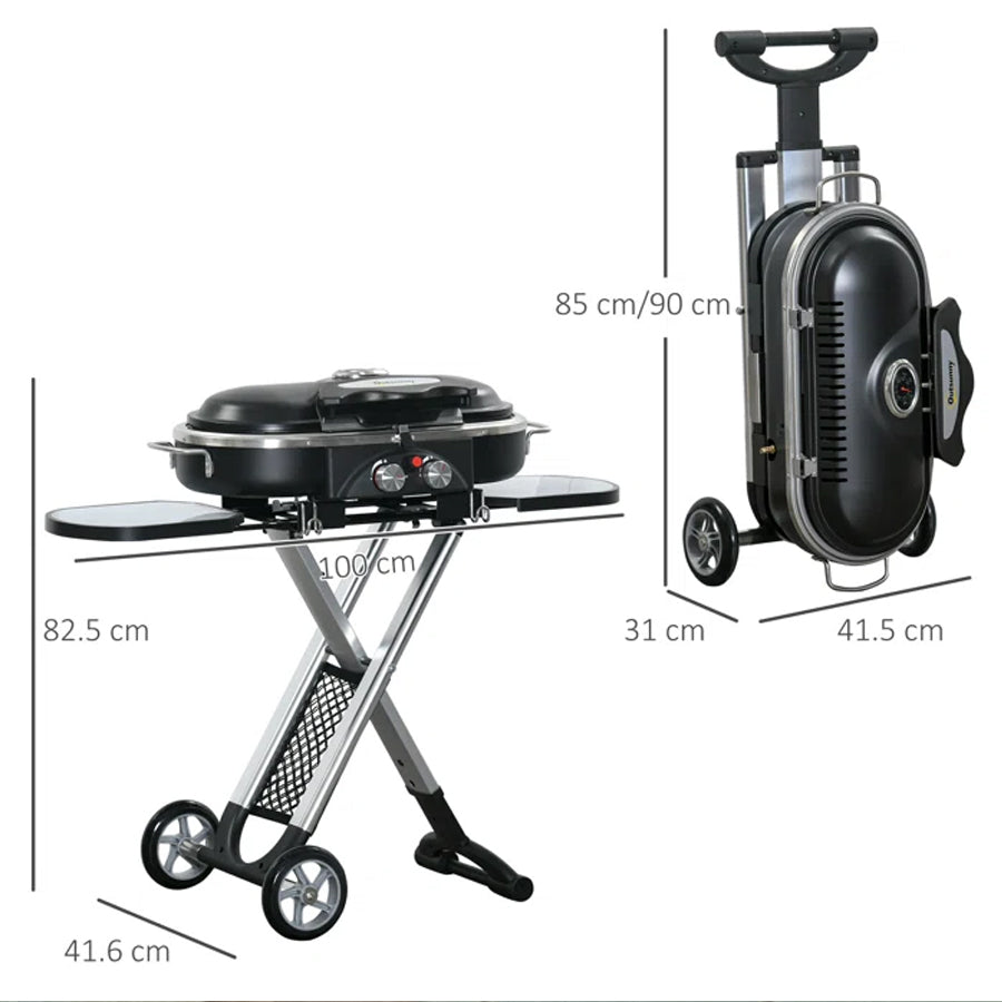 Ultimate Portable Foldable 2 Burner Gas Braai