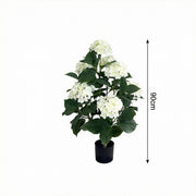 Artificial Faux Hydrangea Christmas Roses (90CM)