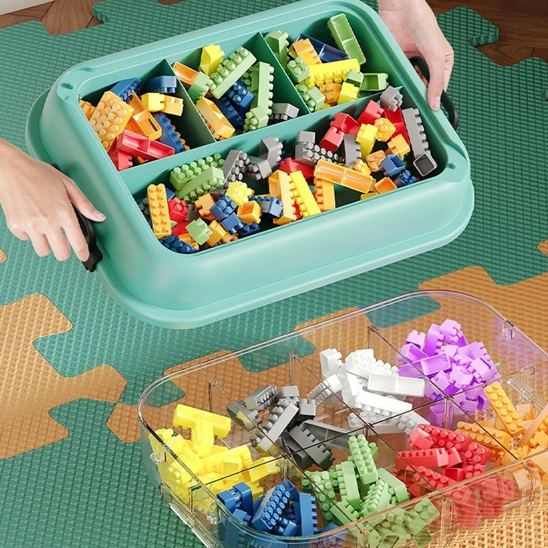 MULTI STACKABLE 3 LAYER BUILDING BLOCKS ORGANIZER
