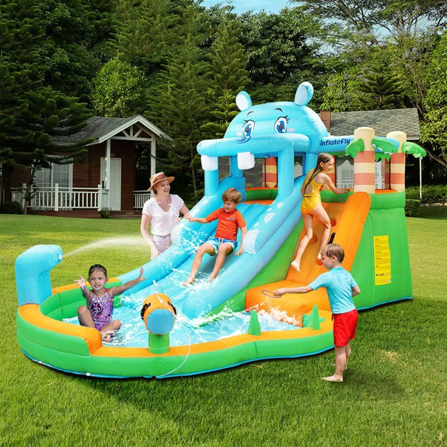 THE HIPPO WATER SLIDE CASTLE (DD-73049)