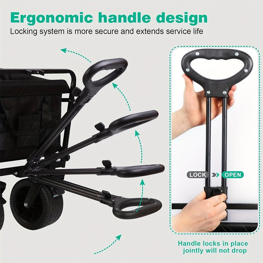 Deadtree Rover Foldable Heavy Duty Outdoor Wagon Trolley