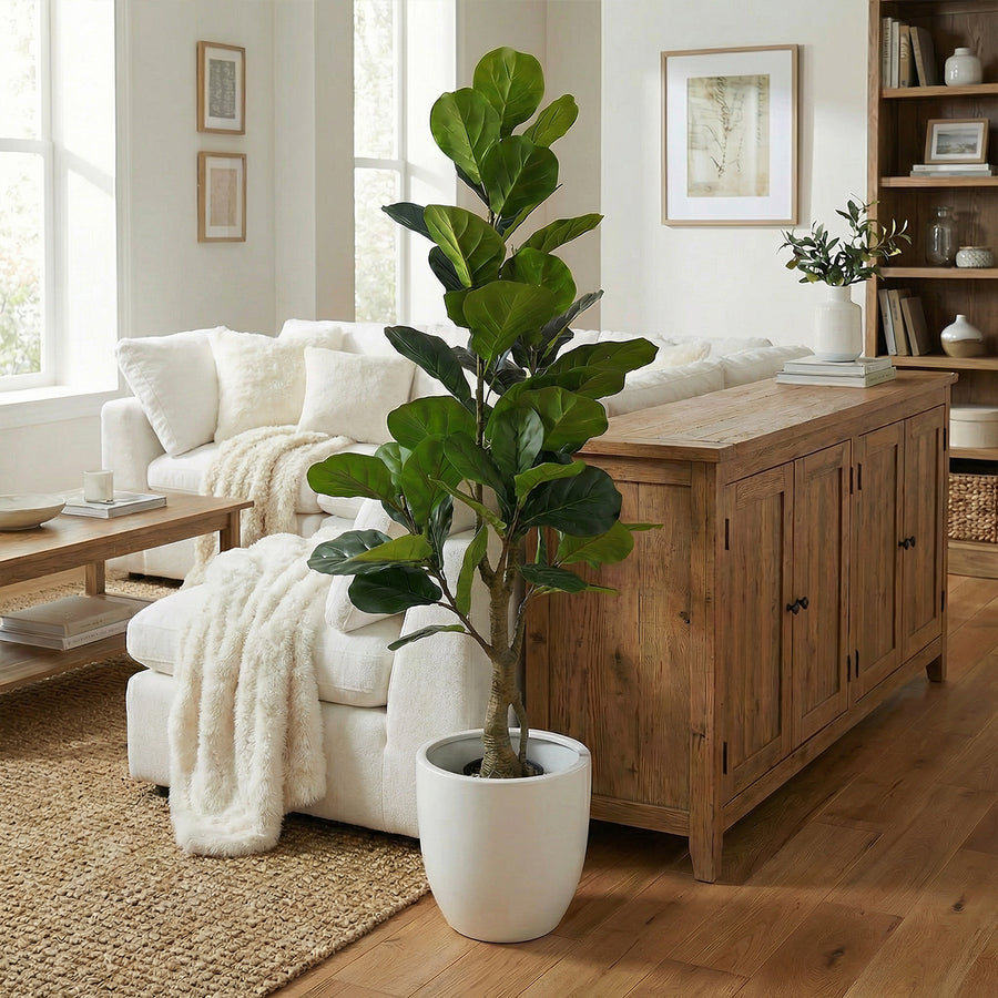 Artificial Faux Fiddle Leaf Tree (150CM)