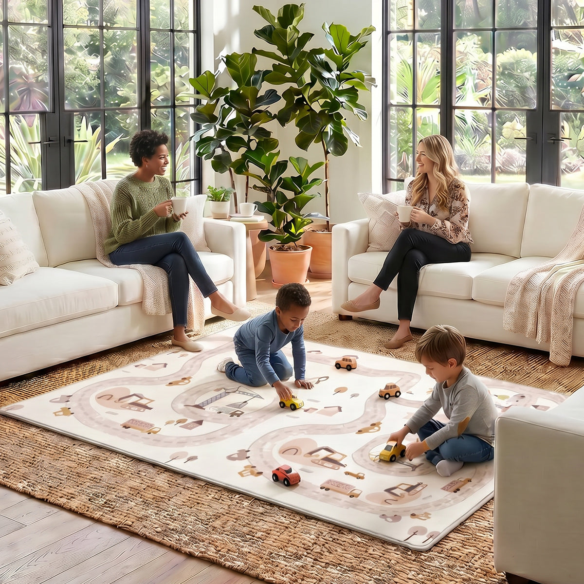 Road Rascals Dual-Sided Play Mat