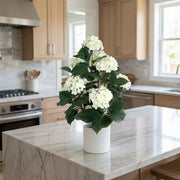 Artificial Faux Hydrangea Christmas Roses (90CM)
