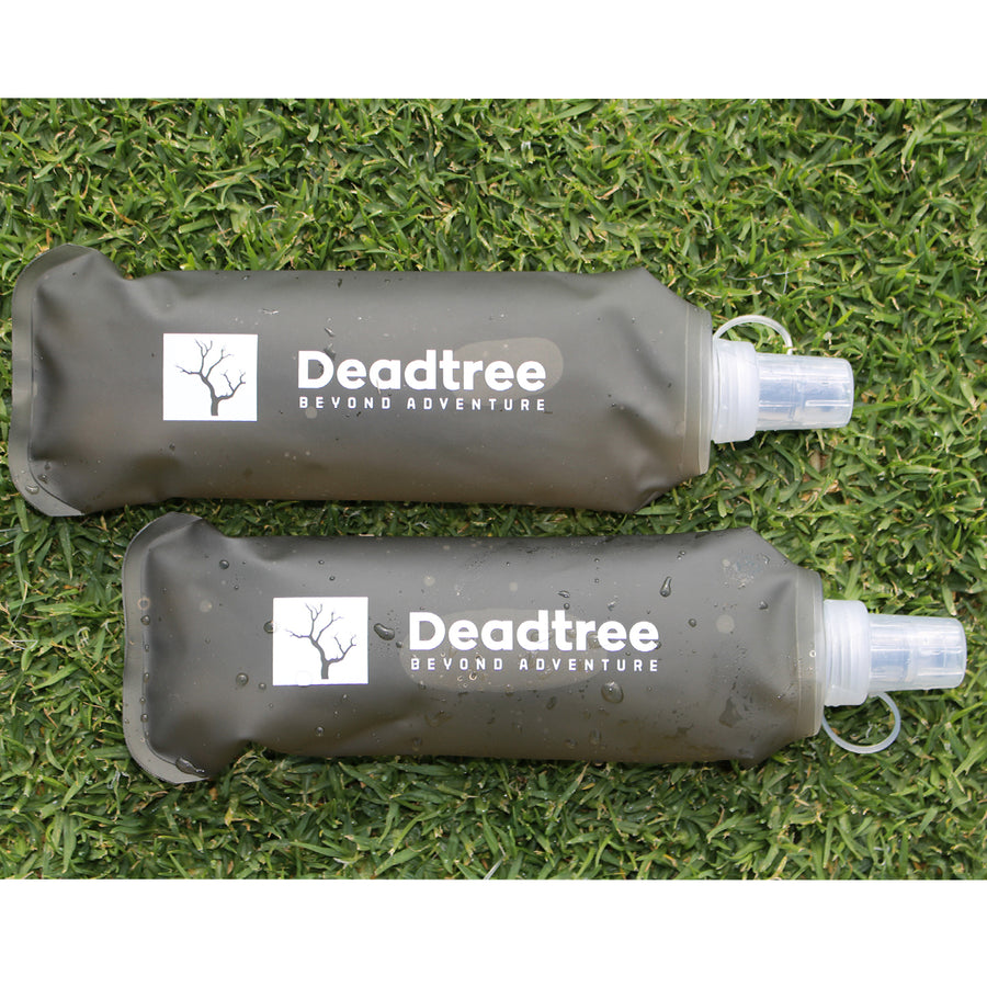Deadtree Foldable Soft Flask Bottle 500ml (2 Pack)