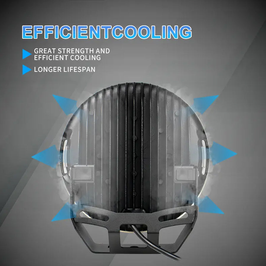 RUGG 4X4 9INCH LED SPOTLIGHT (903H)