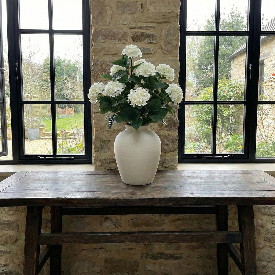 Artificial Faux Hydrangea Christmas Roses (90CM)