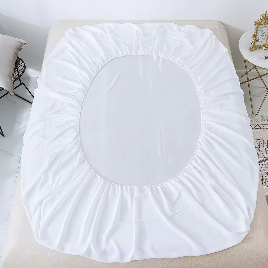 COTTON WATERPROOF FITTED SHEET MATTRESS PROTECTOR