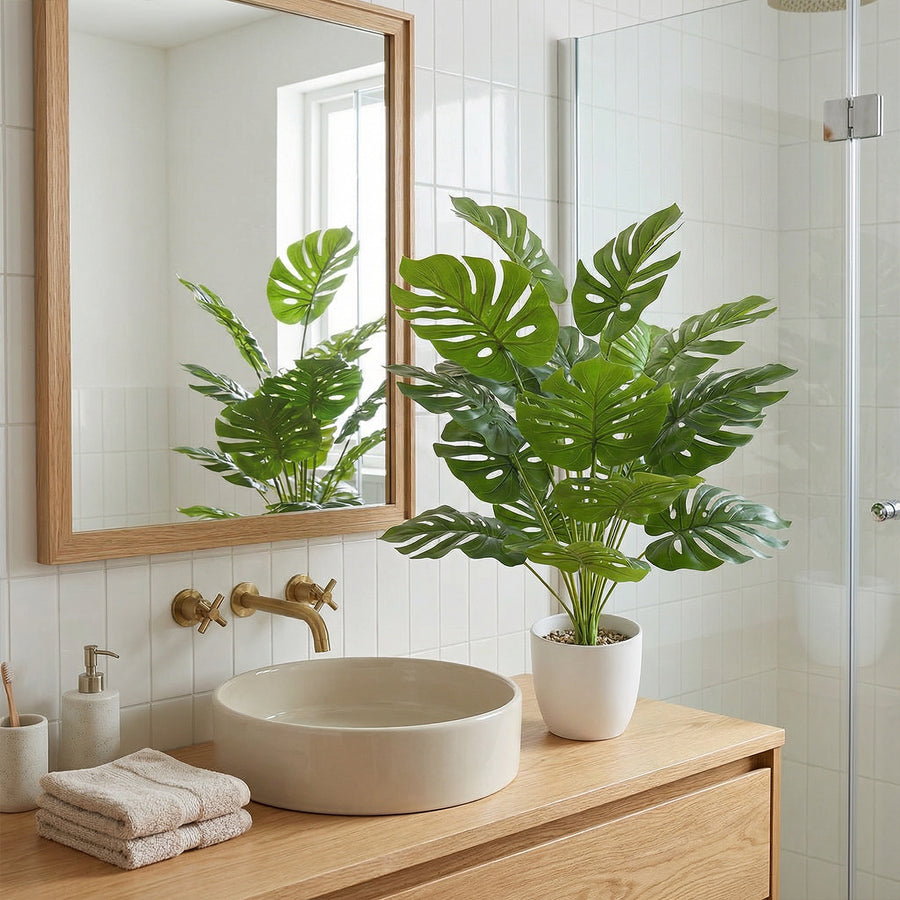 Artificial Faux Delicious Monster Plant (78CM)