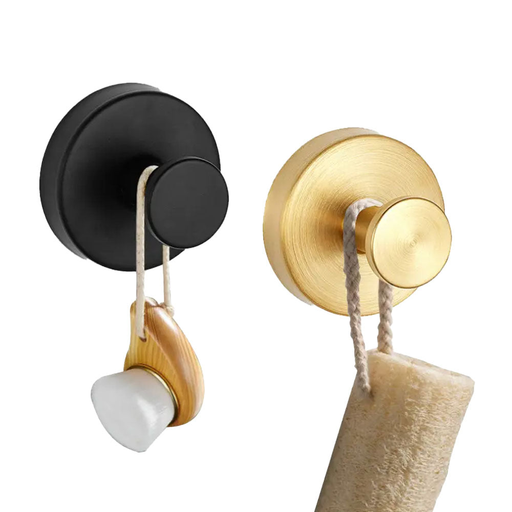 No-Drill Vacuum suction Towel Hook - 2 pack