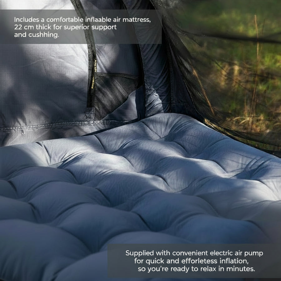 SAN HIMA INFLATABLE 2 MAN TENT AND MATTRESS