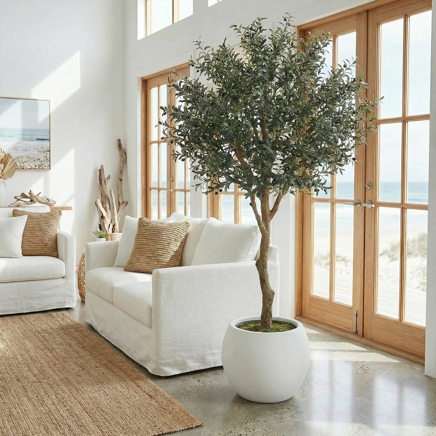 Artificial Faux Large Olive Tree (270cm)