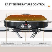 Ultimate Portable Foldable 2 Burner Gas Braai