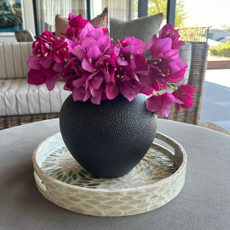 TIDAL SHELL ROUND TRAY
