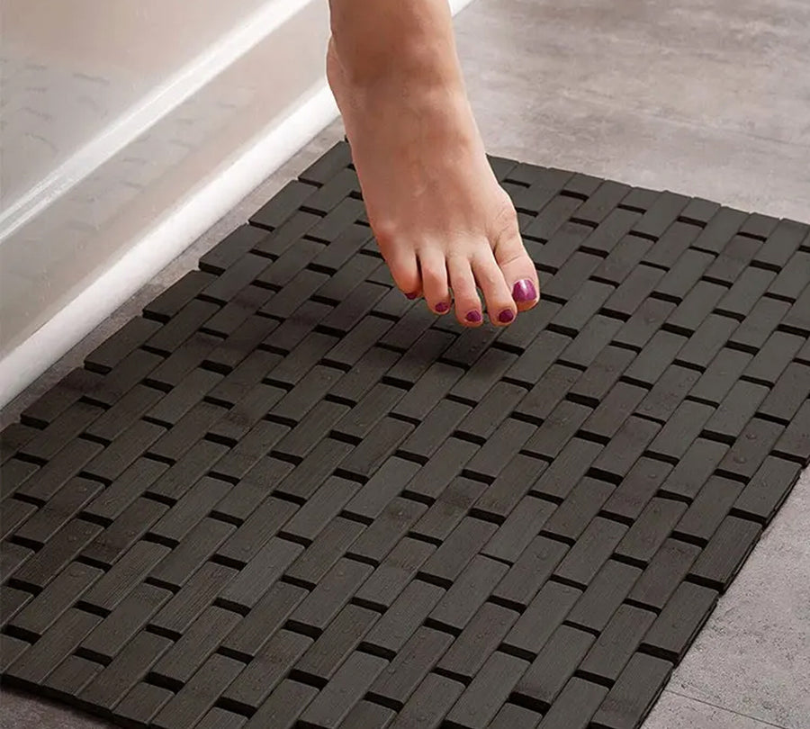BAMBOO NON-SLIP BATH MAT