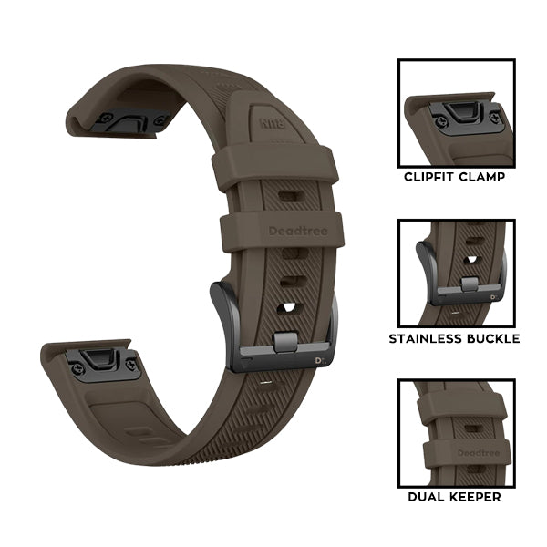 Deadtree Dual Track 26mm Watch Strap for Garmin