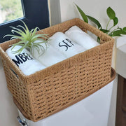 Woven Wicker Storage Basket