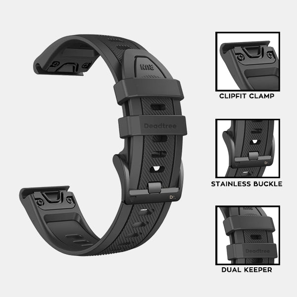 Deadtree Dual Track 22mm Watch Strap for Garmin