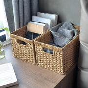 Woven Wicker Storage Basket