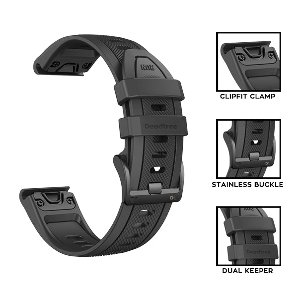 Deadtree Dual Track 26mm Watch Strap for Garmin