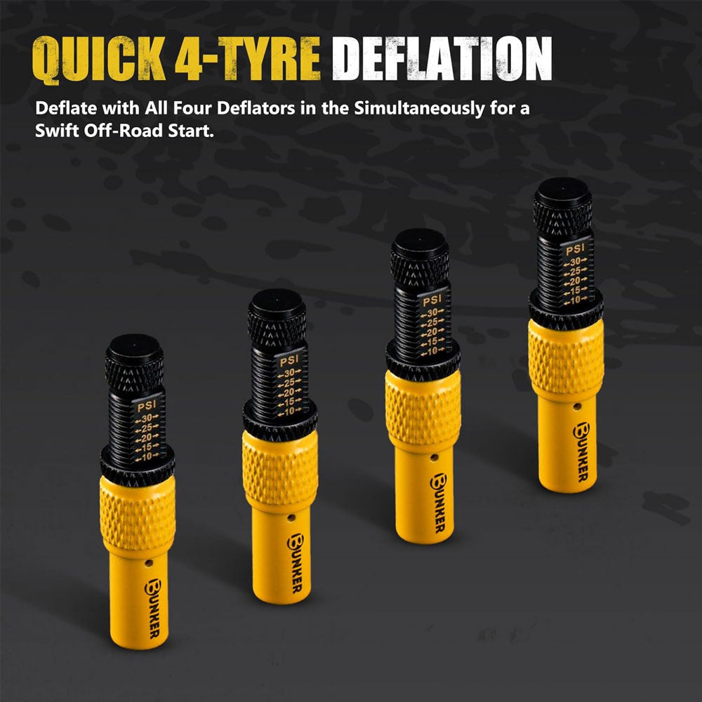 BUNKER ADJUSTABLE TYRE DEFLATOR KIT