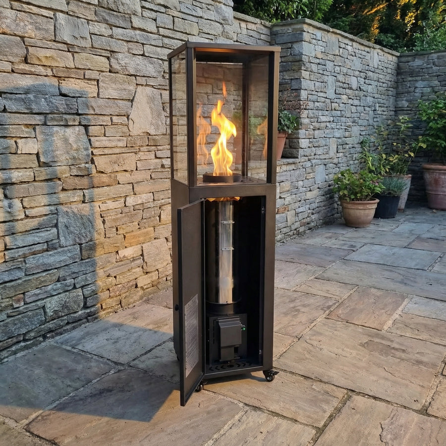 Ember Wood Fire Pellet Heater with Fan