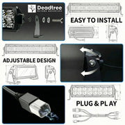 Deadtree 20" 200W LED Light Bar (DT-D6D1-20 - R149)