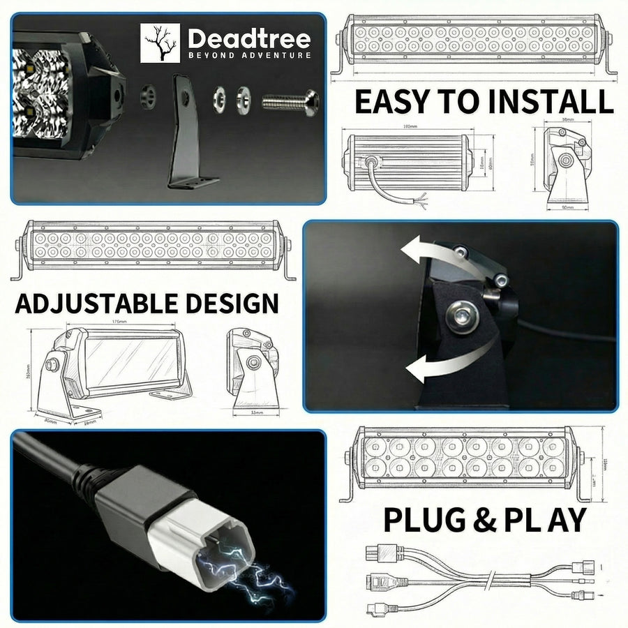 Deadtree 40" 400W LED Light Bar (DT-D6D1-40)