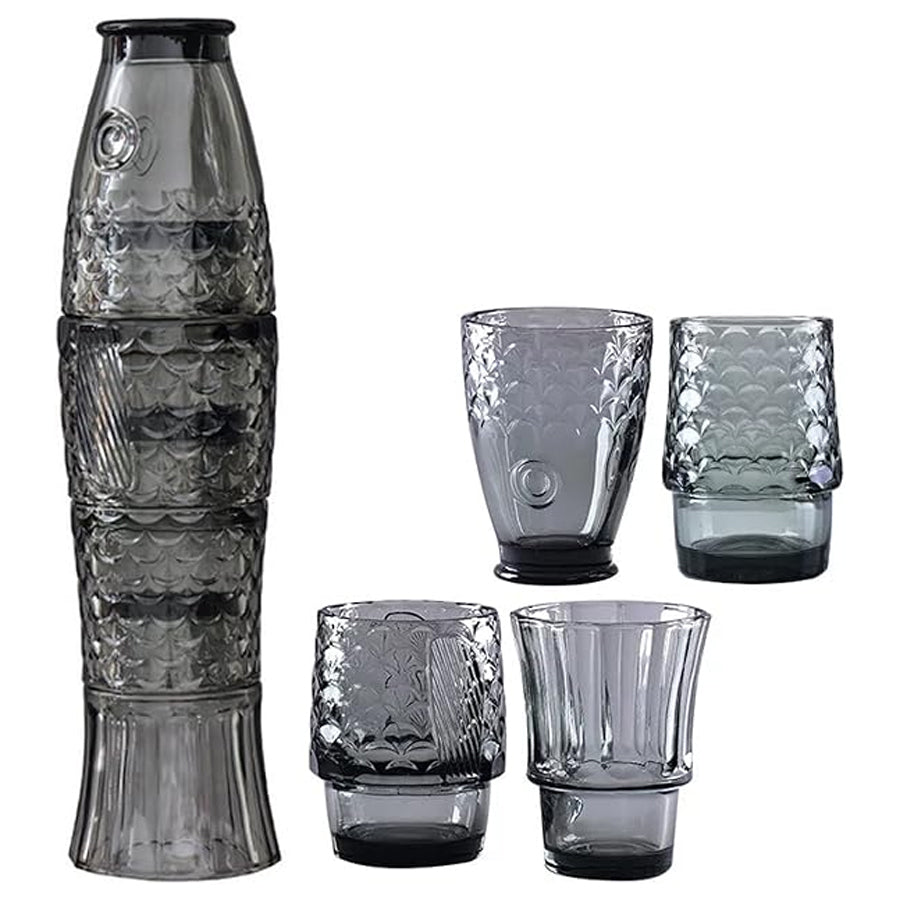 FISH STACKABLE DRINKING GLASSES