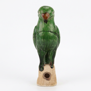 Emerald Green Parrot Sculpture - Medium