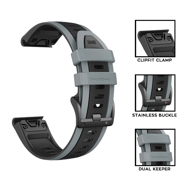 Deadtree Dual Track 26mm Watch Strap for Garmin