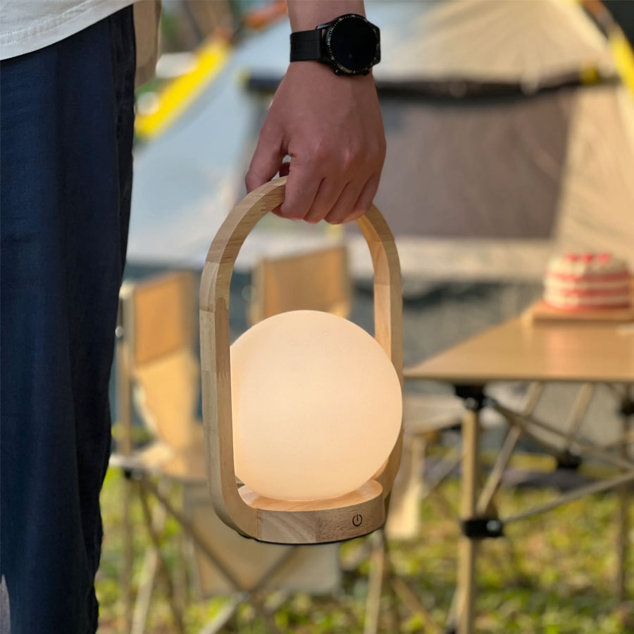 GLOWSPHERE LANTERN (WOOD)