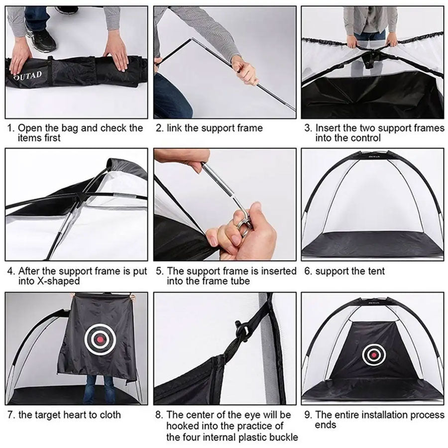 GOLF TRAINING NET ROUND