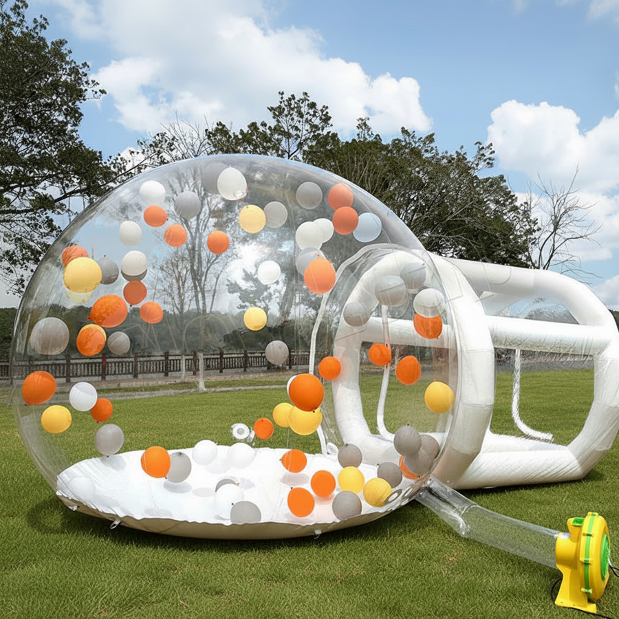 2.5m Inflatable Bubble House With Blower and Balloons