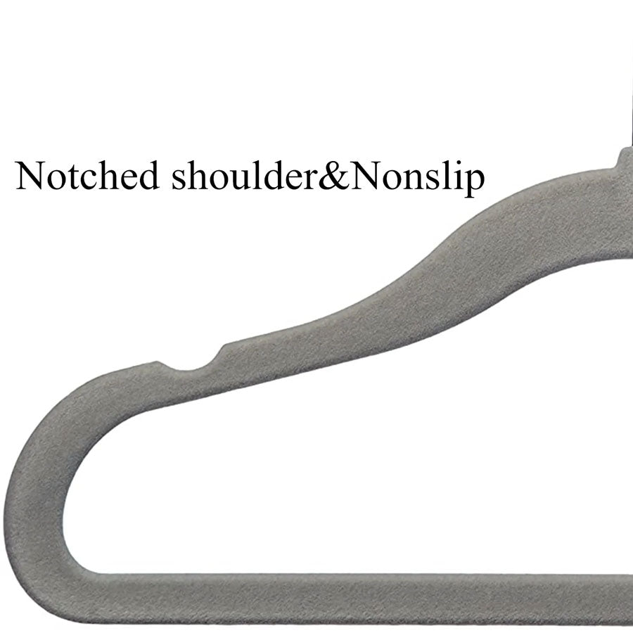 BEANO 30CM BABY AND KIDS HANGERS GREY - 20 PACK