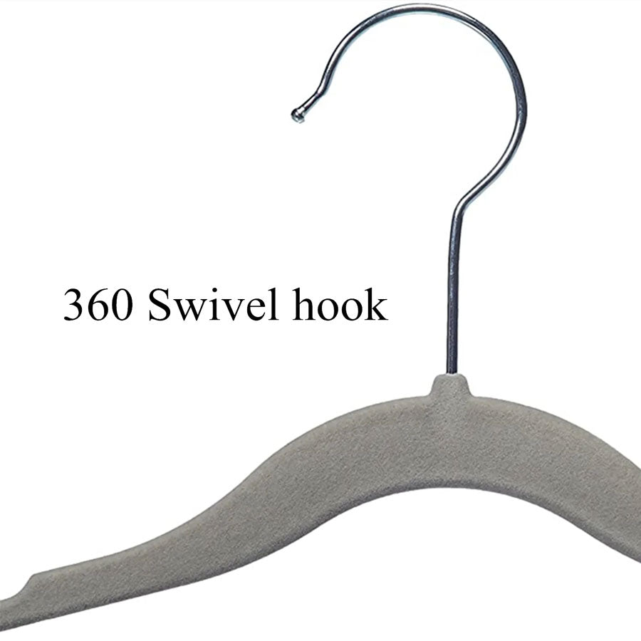 BEANO 30CM BABY AND KIDS HANGERS GREY - 20 PACK