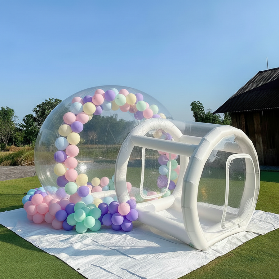 2.5m Inflatable Bubble House With Blower and Balloons