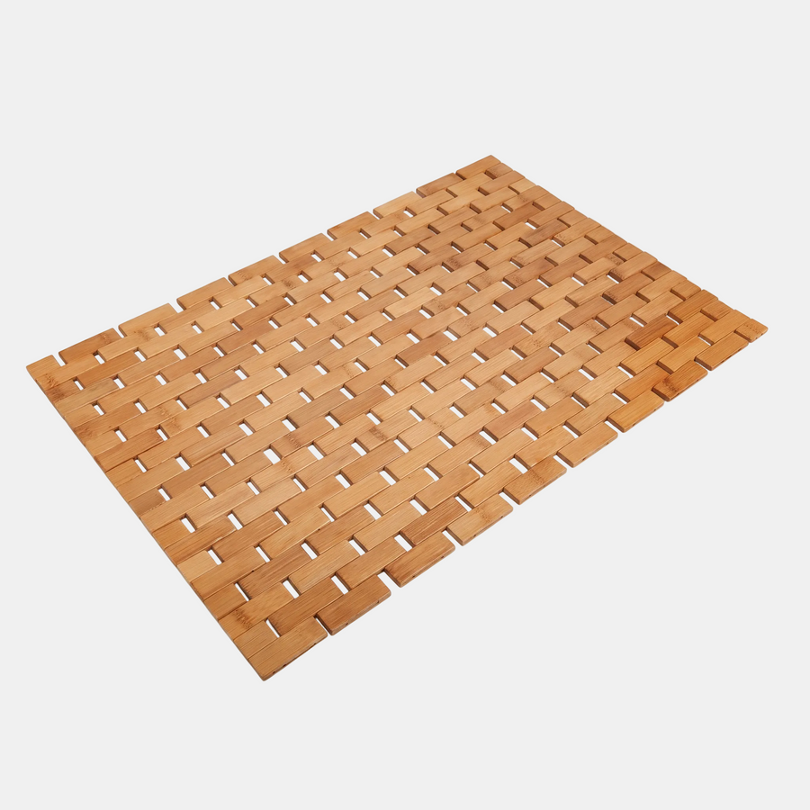 Bamboo Non Slip Bath and Shower Mat