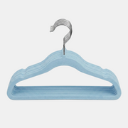 Beano Velvet Baby and Kids Hangers (Blue) 20 Pack